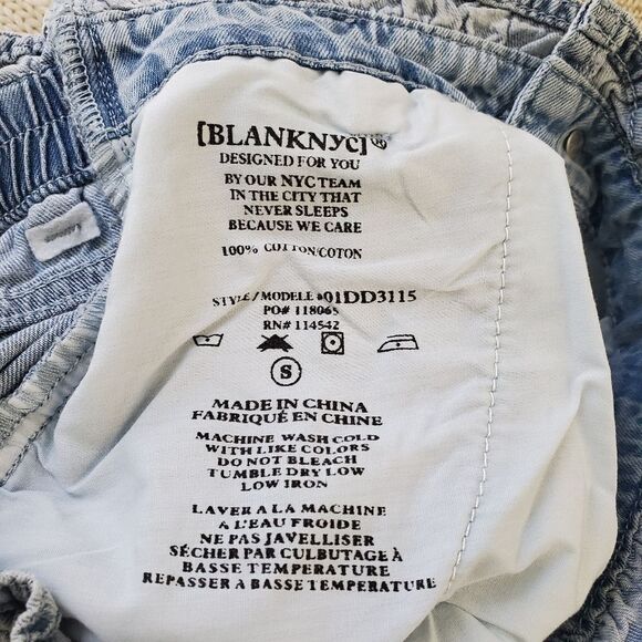 NEW! Blank NYC | Paperbag Waist Wide Leg Jeans - size Small - Picture 12 of 12